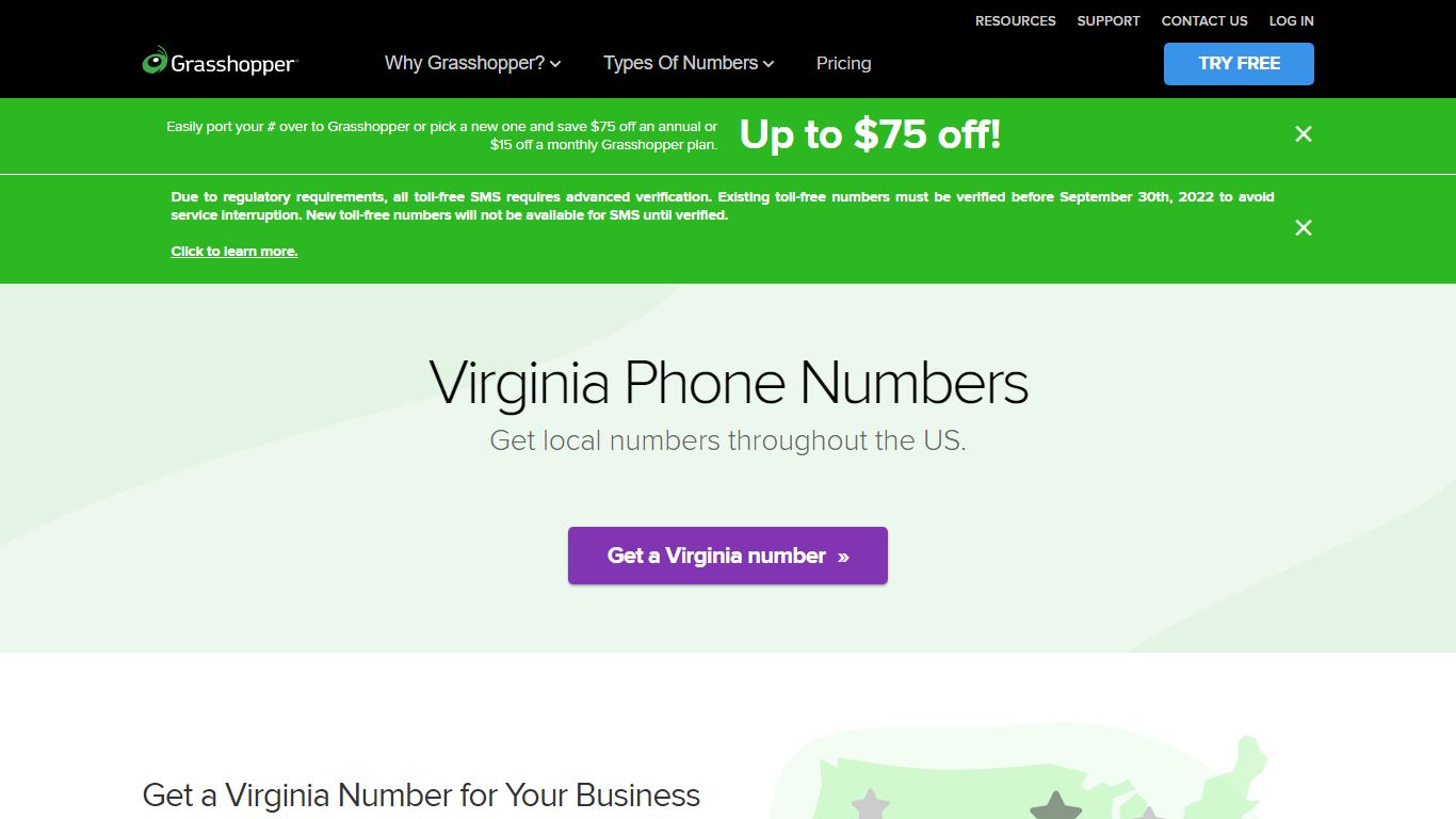 Virginia Phone Numbers - Local area codes 435 and 757